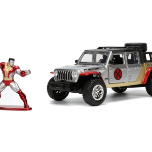 JADA MARVEL SET MASINUTA METALICA JEEP GLADIATOR SCARA 1:32 SI FIGURINA DIN METAL COLOSSUS - Img 3