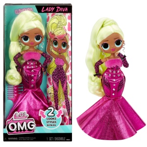 L.O.L. SURPRISE! OMG LADY DIVA PAPUSA FASHIONISTA CU ACCESORII - Img 7