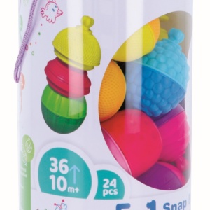 LALABOOM JOC DE DEZVOLTARE BEBE MONTESSORI 24 PIESE - Img 2