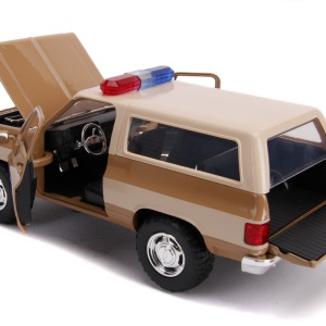 MACHETA METALICA 1980 CHEVY POLICE K5 SCARA 1 LA 24 - Img 7