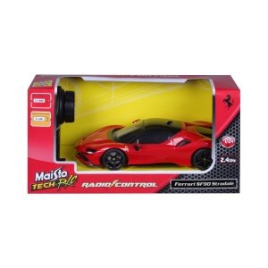 Maisto masinuta cu telecomanda Ferrari SF90 Stradale, 1x24, rosu, 2.4GHz