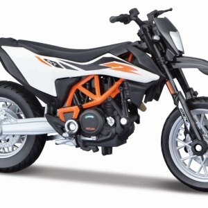 MAISTO MOTOCICLETA METALICA CU STAND EDITIE SPECIALA KTM 690 SMC R SCARA 1 LA 18