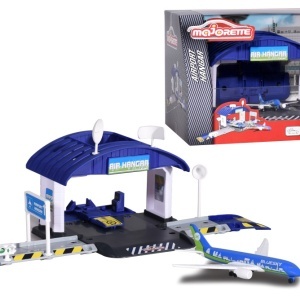 MAJORETTE CREATIX AEROPORT CU HANGAR SI AVION