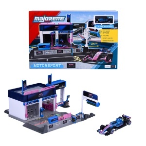 MAJORETTE SET MOTORSPORT BWT ALPINE F1 TEAM CU MASINUTA INCLUSA ALPINE A525 R19 SCARA 1 LA 64 - Img 5