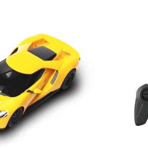MASINA CU TELECOMANDA FORD GT GALBEN SCARA 1 LA 24 - Img 2