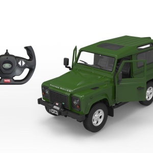 Masina cu telecomanda Land Rover Defender Verde, scara 1:14, 29x14.8x14.3cm - Img 3