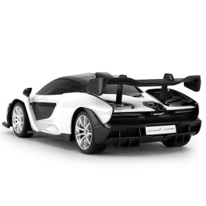 MASINA CU TELECOMANDA MCLAREN SENNA ALB CU SCARA 1 LA 18 - Img 2