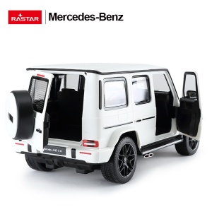 Masină cu telecomandă Mercedes-Benz G63, alb, scară 1:14, dimensiuni 32.3x14.8x13.9cm - Img 8