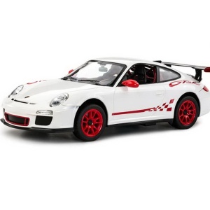 MASINA CU TELECOMANDA PORSCHE GT3 ALB CU SCARA 1 LA 14 - Img 7