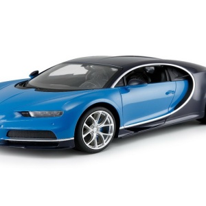Masina cu telecomanda, Rastar, Bugatti Chiron, albastru, 1:14, 32.3x14.8x13.9cm - Img 6