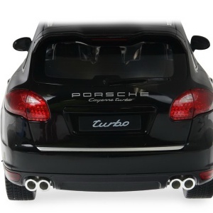 Masina cu telecomanda Rastar Porsche Cayenne Turbo, scara 1:14, negru, 34.6x13.9x12.2cm - Img 5
