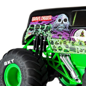 Masinuta cu Telecomanda Monster Jam- Freestyle Force Grave Digger 1:15 - Img 6