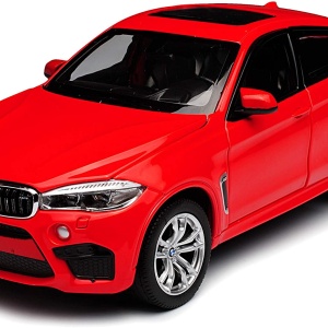 MASINUTA METALICA BMW X6M ROSU SCARA 1 LA 24 - Img 2