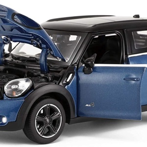 MASINUTA METALICA MINICOOPER ALBASTRU SCARA 1 LA 24