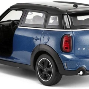 MASINUTA METALICA MINICOOPER ALBASTRU SCARA 1 LA 24 - Img 4