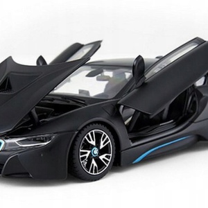 Masinuta metalica Rastar BMW I8, negru, 1:24, 19.5x9.2x5.4cm - Img 3