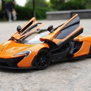 Masinuta Metalica Rastar, McLaren P1 Portocaliu Scara 1:24 - Img 5