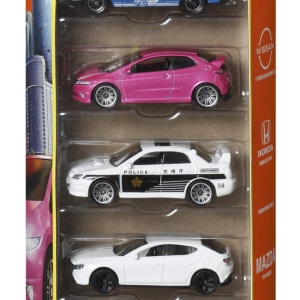 MATCHBOX SET 5 MASINUTE METALICE MBX JAPAN CRUISERS SCARA 1:64