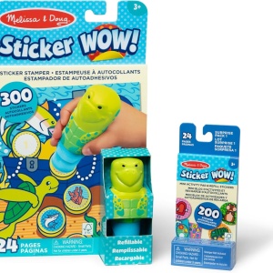 MELISSA AND DOUG STICKER WOW SET DE JOACA AUTOCOLANTE SI STAMPILA BROASCA TESTOASA - Img 2