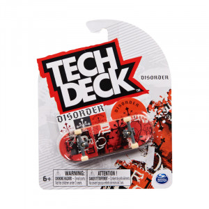 Mini placa skateboard Tech Deck, Disorder rosu