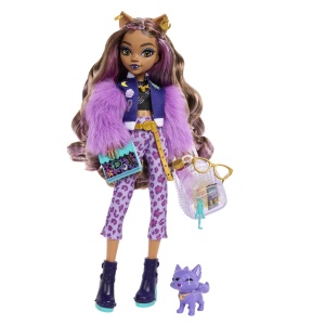 MONSTER HIGH PAPUSA CLAWDEEN WOLF SI CATELUL CRESCENT - Img 5