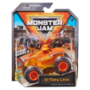 MONSTER JAM MASINUTA METALICA EL TORO LOCO SCARA 1 LA 64