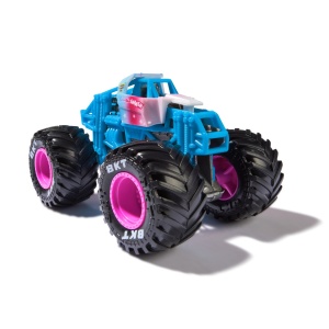 MONSTER JAM MASINUTA METALICA SPARKLE SMASH SCARA 1 LA 64 - Img 2