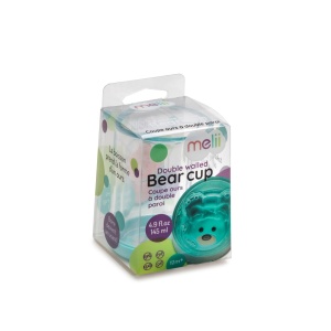 PAHAR COPII DESIGN INTERIOR URS, 145 ML, MELII, ALBASTRU - Img 1