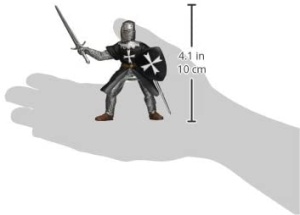 PAPO FIGURINA CAVALER HOSPITALLER CU SABIE - Img 4