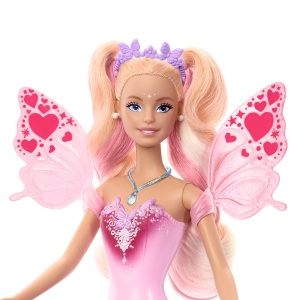Papusa Barbie Color Change, Zana Magica cu Par Blond - Img 9