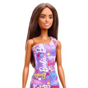 PAPUSA BARBIE SATENA CU ROCHITA MOV - Img 5