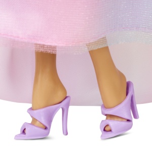Papusa Barbie Signature Urari De Ziua De Nastere, rochie festiva multicolor, 33x21.5x7.5cm - Img 8