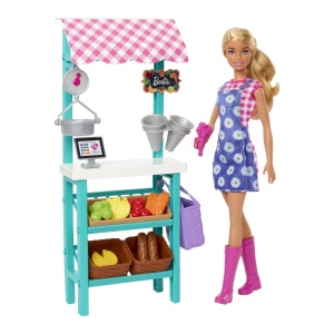 Papusa Barbie You Can Be Anything, Vanzatoare la Market - Img 3