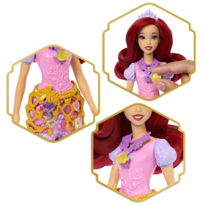 Papusa Disney Princess, Ariel jewel reveal - Img 11