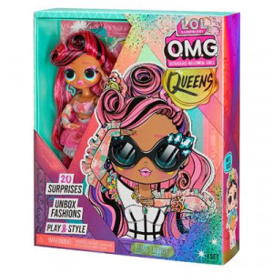 Papusa L.O.L. Surprise! OMG Birthday Doll - Miss Divine - Img 4