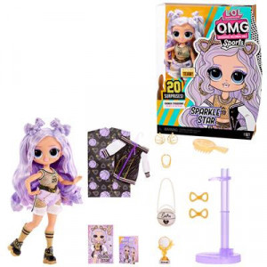 Papusa L.O.L. Surprise! OMG Sports Sparkle Star, 27 cm - Img 2