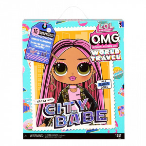 Papusa LOL Surprise OMG Tavel Doll City Babe - Img 4
