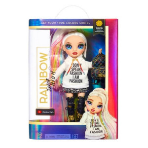 Papusa Rainbow Surprise, High Junior Doll, Series 2, Amaya