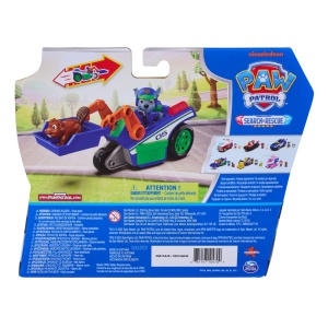 PATRULA CATELUSILOR CAUTARE SI SALVARE SET FIGURINA ROCKY SI VEHICUL DE RECICLARE - Img 6