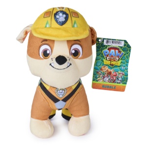 PATRULA CATELUSILOR FILMUL CU DINOZAURI PUP PALS FIGURINA DE PLUS RUBBLE - Img 2
