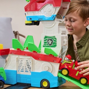 PATRULA CATELUSILOR FILMUL CU DINOZAURI SET SEDIU MOBIL DINO CU FIGURINA SI ACCESORII - Img 6