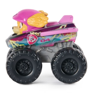 PATRULA CATELUSILOR PUP SQUAD RACERS RESCUE WHEELS VEHICUL METALIC SKYE SCARA 1:55 - Img 3