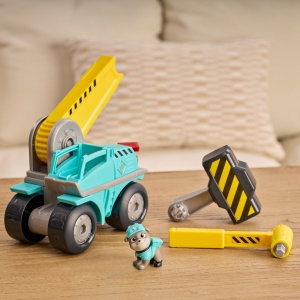 PATRULA CATELUSILOR RUBBLE SI ECHIPA VEHICUL MEGA HAMMER - Img 10