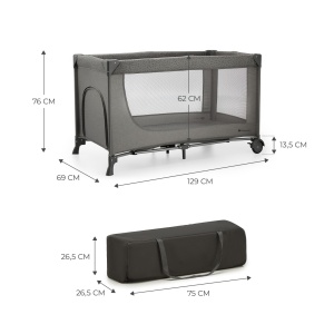 PATUT TRAVEL KINDERKRAFT JOY2, FARA ACCESORII, DARK GREY - Img 6