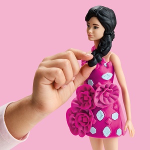 PLAY DOH BARBIE SET CREATII VESTIMENTARE PIETRE PRETIOASE SI PANGLICI - Img 9