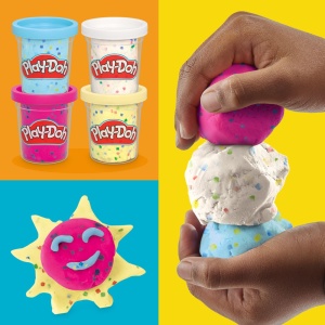 PLAY DOH SET 4 CUTII PLASTILINA CONFETI - Img 3