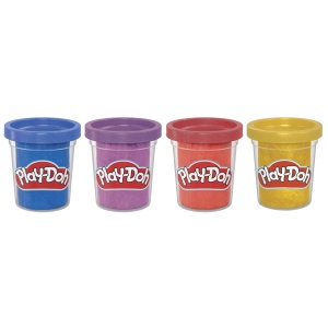 PLAY DOH SET 4 CUTII PLASTILINA CULORI METALICE STRALUCITOARE - Img 2