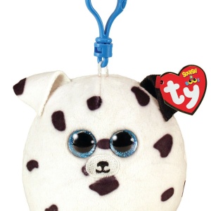 PLUS BRELOC TY 8.5CM SQUISHY BEANIES FETCH CATEL DALMATIAN