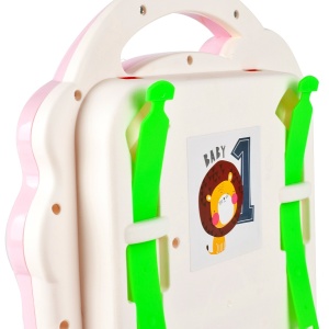 Premergator Muzical cu Activitati 5in1 cu Masa educationala, Panou de Baschet si Pian - Img 10