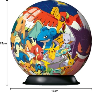 PUZZLE 3D GLOB POKEMON 73 PIESE - Img 6